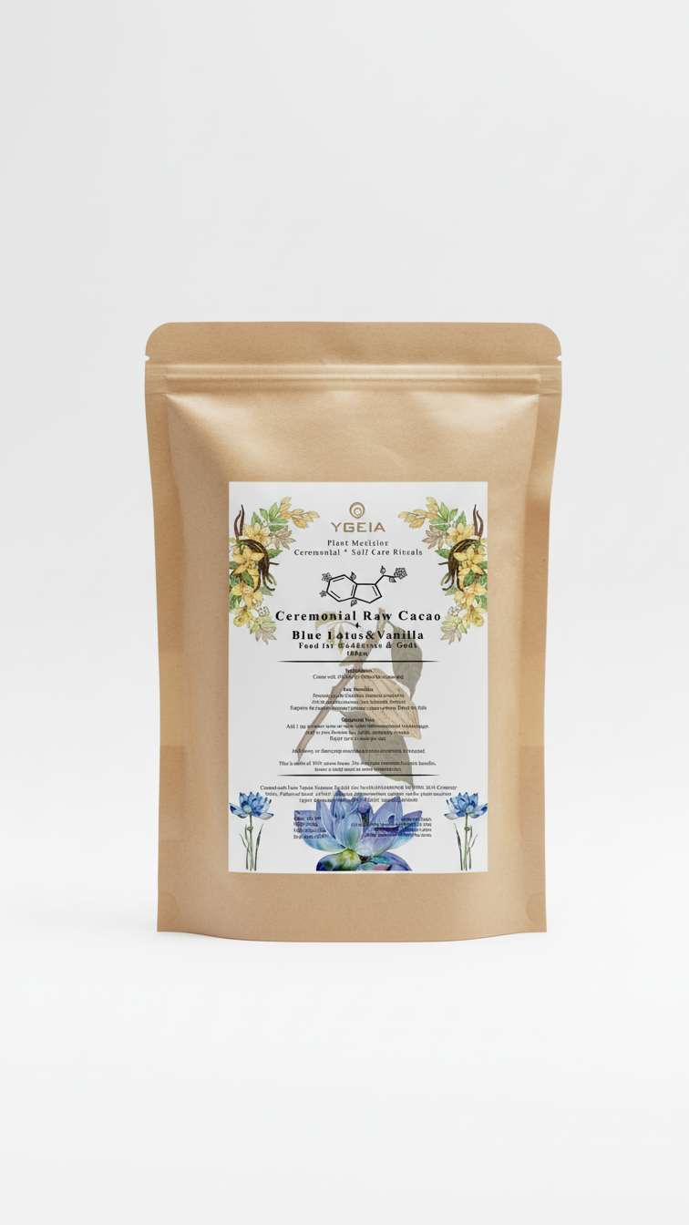 Ceremonial Cacao with Blue Lotus & Vanilla | 500g