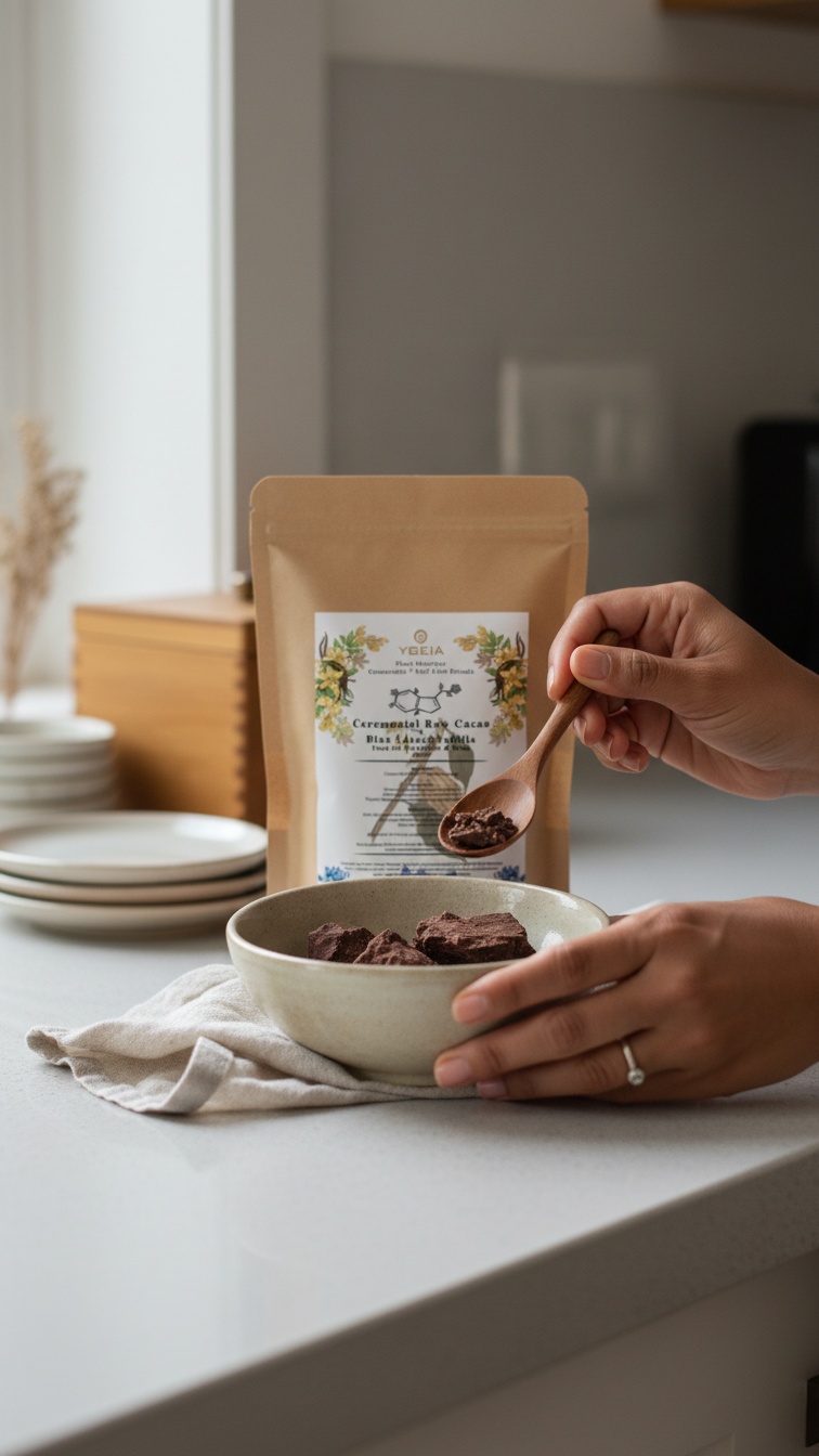 Ceremonial Cacao with Blue Lotus & Vanilla | 500g